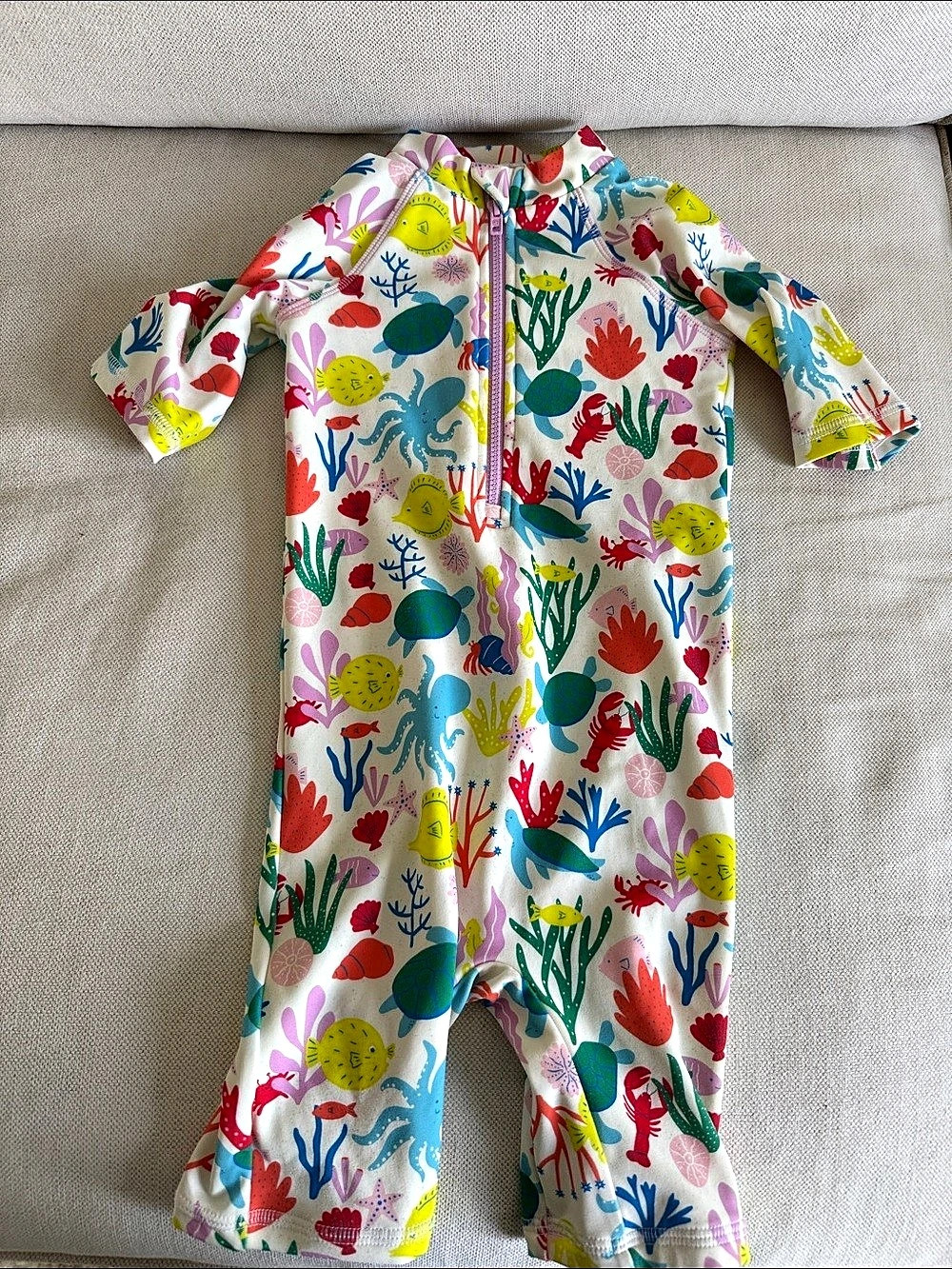 baby Boden Sun Safe Surfsuit Rashguard Multicolor Baby 9-12M